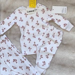 Lewis is Home Radish print pajama set. Brand new💘